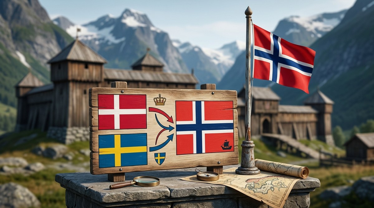 Hvorfor det norske flagget ser ut som det gjør